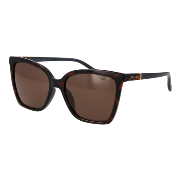 Radley Schmetterling Sonnenbrille RDS-6557 54102 in Braun – 45° Seitenansicht
