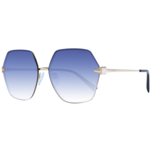 Ana Hickmann Geometric Sonnenbrille HI3179 6204A in Gold – 45° Seitenansicht