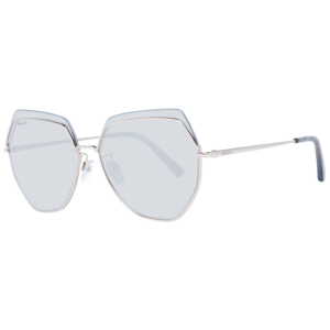 Bally Trapez Sonnenbrille BY0076-D 6128C in Rosé Gold – 45° Seitenansicht