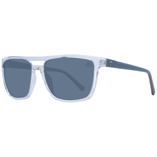 Timberland Rechteck Sonnenbrille TB9279 5926D in Transparent – 45° Seitenansicht