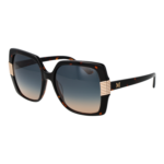 Marciano by Guess Schmetterling Sonnenbrille GM0828 5752W in Braun – 45° Seitenansicht