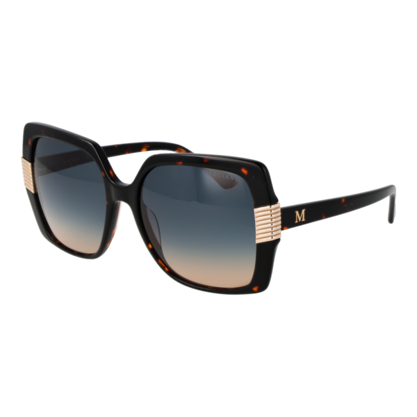 Marciano by Guess Schmetterling Sonnenbrille GM0828 5752W in Braun – 45° Seitenansicht