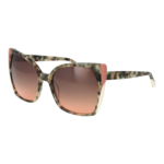 Marciano by Guess Schmetterling Sonnenbrille GM0831 5895F in Grün – 45° Seitenansicht