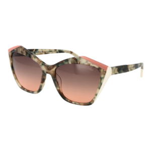 Marciano by Guess Schmetterling Sonnenbrille GM0832 5995F in Oliv – 45° Seitenansicht