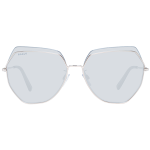 Bally Sonnenbrille BY0076-D 6128C – Frontansicht mit Metall Rahmen und Grau Gläsern