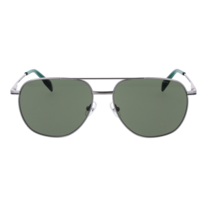 Hackett Sonnenbrille HSK1152 57950 – Frontansicht mit Metall Rahmen und Grün Gläsern