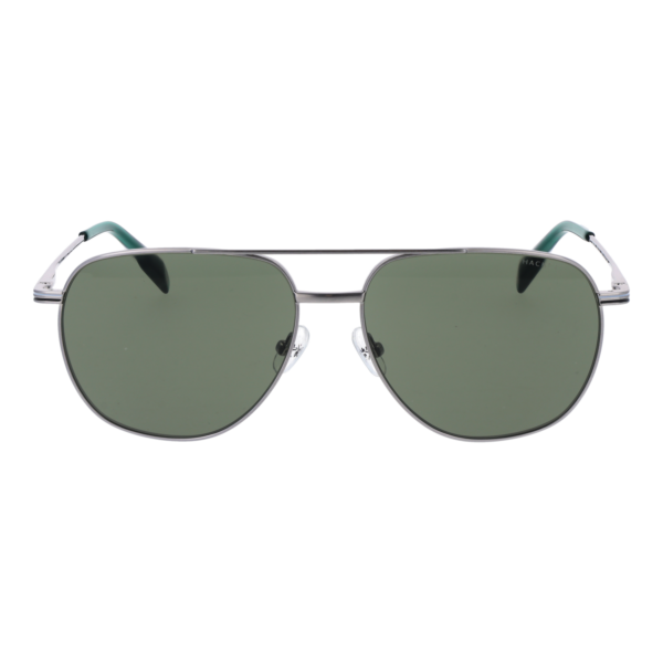 Hackett Sonnenbrille HSK1152 57950 – Frontansicht mit Metall Rahmen und Grün Gläsern