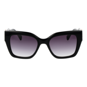 Maje Sonnenbrille MJ5054 53001 – Frontansicht mit Azetat Rahmen und Lila Gläsern
