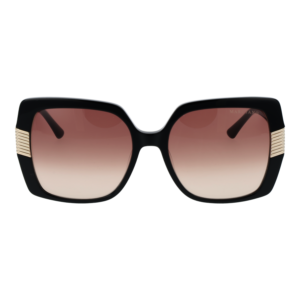 Marciano by Guess Sonnenbrille GM0828 5701F – Frontansicht mit Azetat Rahmen und Braun Gläsern