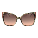 Marciano by Guess Sonnenbrille GM0831 5895F – Frontansicht mit Azetat Rahmen und Braun Gläsern