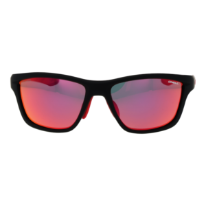 O'Neill Sonnenbrille ONS-9056 61104P – Frontansicht mit Polycarbonat Rahmen und Rot Gläsern