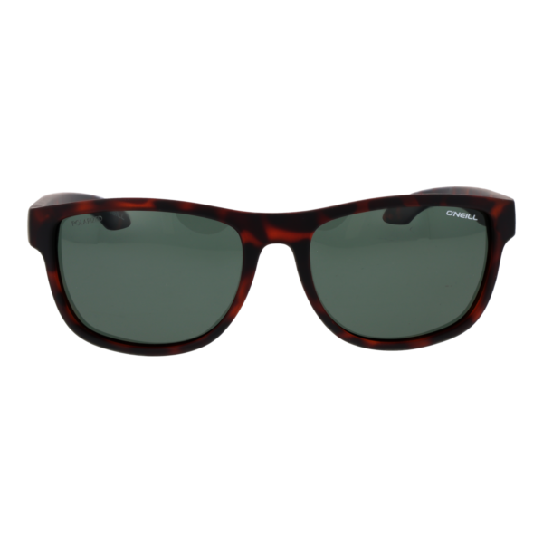 O'Neill Sonnenbrille ONS-COAST 53102P – Frontansicht mit Polycarbonat Rahmen und Grün Gläsern