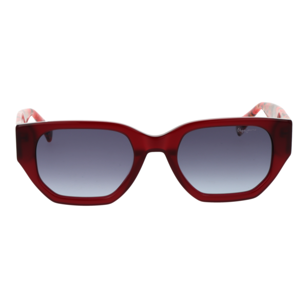 Pepe Jeans Sonnenbrille PJ7411 52273 – Frontansicht mit Azetat Rahmen und Lila Gläsern