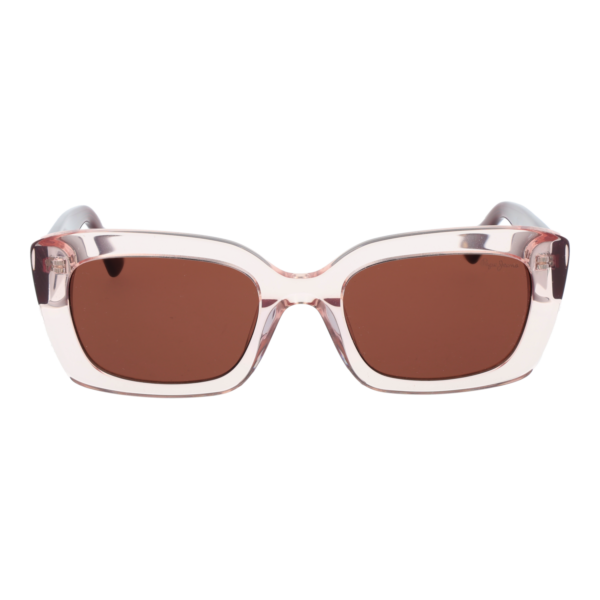 Pepe Jeans Sonnenbrille PJ7465 53270 – Frontansicht mit Azetat Rahmen und Braun Gläsern