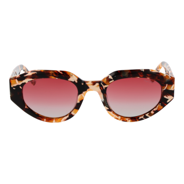 Pepe Jeans Sonnenbrille PJ7474 50153P – Frontansicht mit Azetat Rahmen und Rosa Gläsern