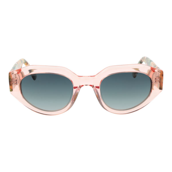 Pepe Jeans Sonnenbrille PJ7474 50206P – Frontansicht mit Azetat Rahmen und Blau Gläsern