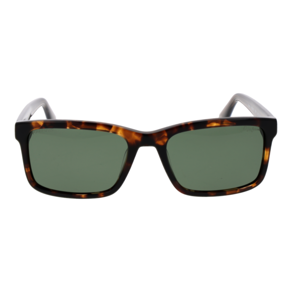 Pepe Jeans Sonnenbrille PJ7482 54101P – Frontansicht mit Azetat Rahmen und Grün Gläsern