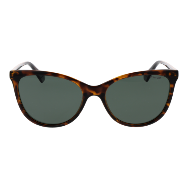 Polaroid Sonnenbrille PLD 4179/S 55086UC – Frontansicht mit Polycarbonat Rahmen und Grün Gläsern