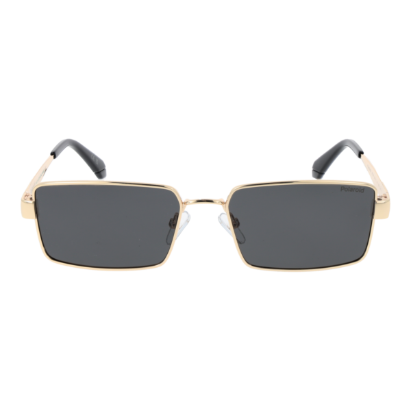 Polaroid Sonnenbrille PLD 6255/S/X 562F7M9 – Frontansicht mit Metall Rahmen und Grau Gläsern