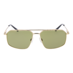 Serengeti Sonnenbrille SS546005 Wayne – Frontansicht mit Metall Rahmen und Grün Gläsern