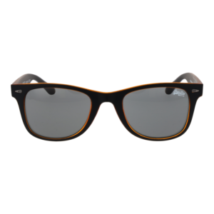 Superdry Sonnenbrille SDS-ROOKIE 52104 – Frontansicht mit Polycarbonat Rahmen und Grau Gläsern