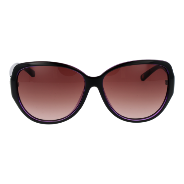 Ted Baker Sonnenbrille TB1394 59001 – Frontansicht mit Azetat Rahmen und Braun Gläsern