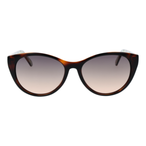 Ted Baker Sonnenbrille TB1583 55122 – Frontansicht mit Azetat Rahmen und Rosa Gläsern