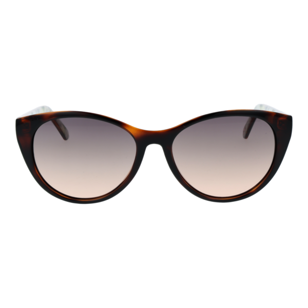 Ted Baker Sonnenbrille TB1583 55122 – Frontansicht mit Azetat Rahmen und Rosa Gläsern