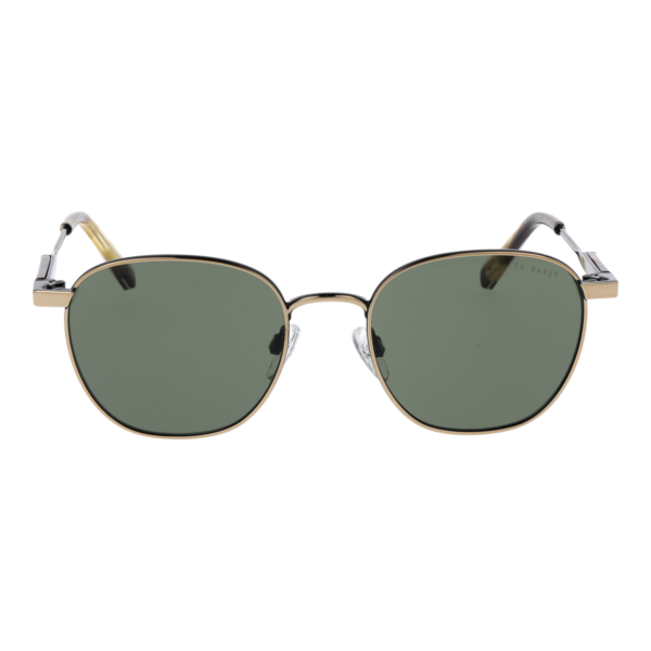 Ted Baker Sonnenbrille TB1714 51011 – Frontansicht mit Metall Rahmen und Grün Gläsern