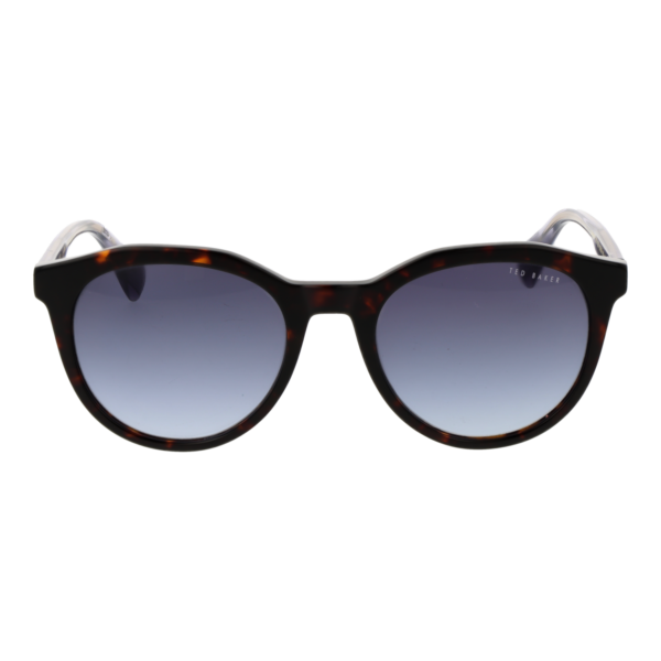 Ted Baker Sonnenbrille TB1721 51188 – Frontansicht mit Azetat Rahmen und Blau Gläsern
