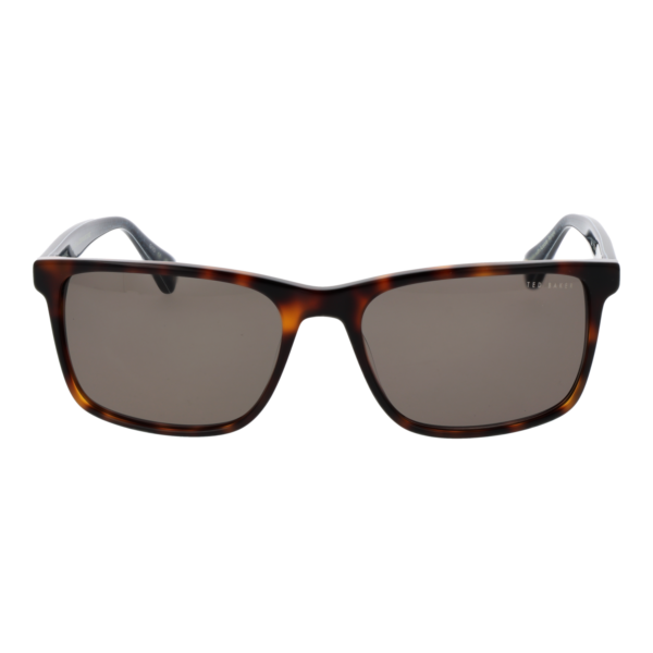 Ted Baker Sonnenbrille TB1728 58104 – Frontansicht mit Azetat Rahmen und Grau Gläsern