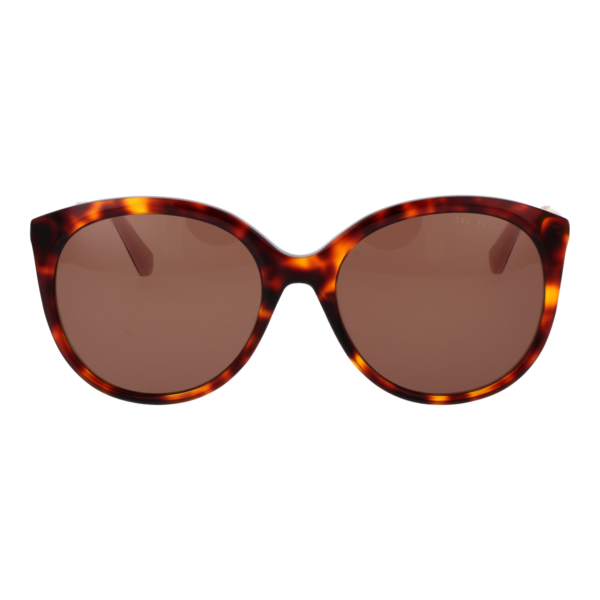 Ted Baker Sonnenbrille TB1741 55100 – Frontansicht mit Azetat Rahmen und Braun Gläsern