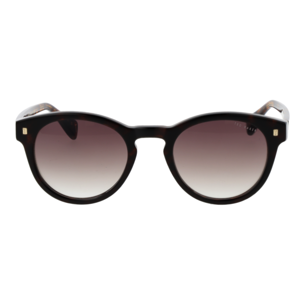 Ted Baker Sonnenbrille TB1752 51119 – Frontansicht mit Azetat Rahmen und Braun Gläsern