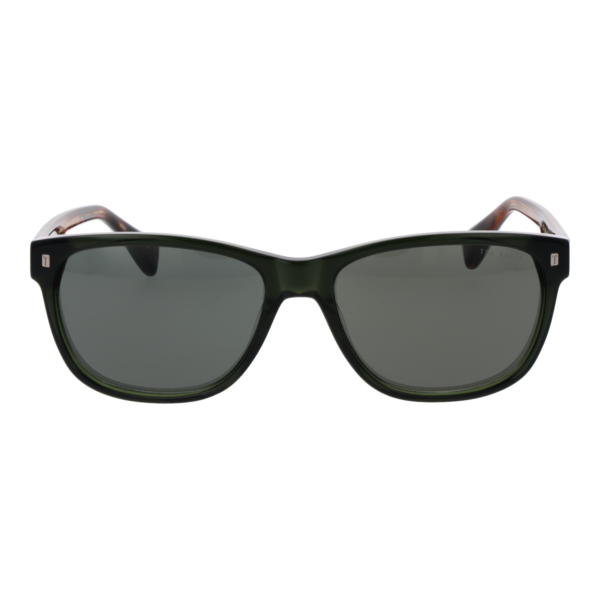 Ted Baker Sonnenbrille TB1753 58599 – Frontansicht mit Azetat Rahmen und Grün Gläsern