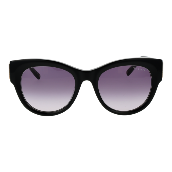Ted Baker Sonnenbrille TB1766 52001 – Frontansicht mit Azetat Rahmen und Lila Gläsern