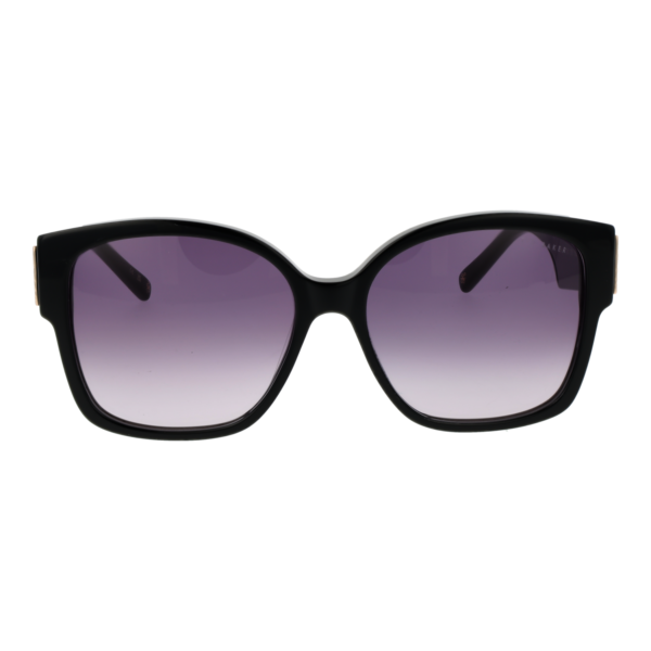 Ted Baker Sonnenbrille TB1767 56001 – Frontansicht mit Azetat Rahmen und Lila Gläsern