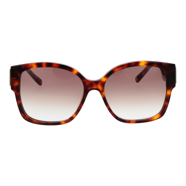 Ted Baker Sonnenbrille TB1767 56100 – Frontansicht mit Azetat Rahmen und Braun Gläsern