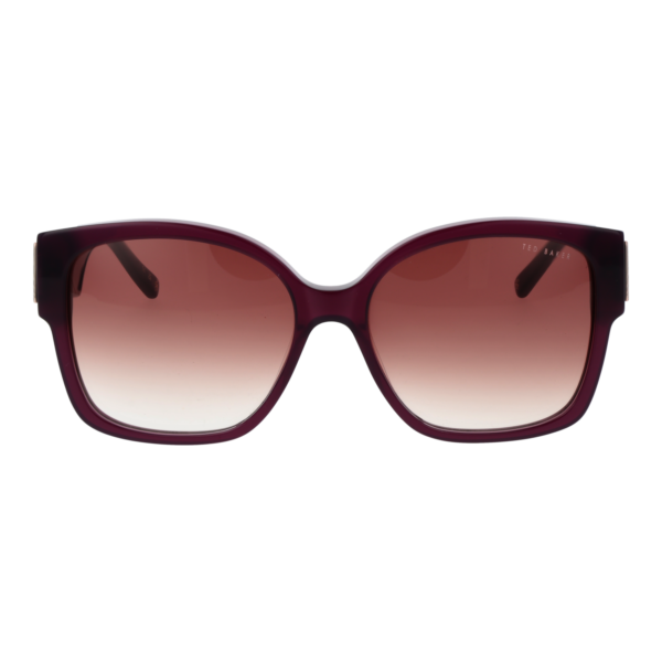 Ted Baker Sonnenbrille TB1767 56739 – Frontansicht mit Azetat Rahmen und Rosa Gläsern