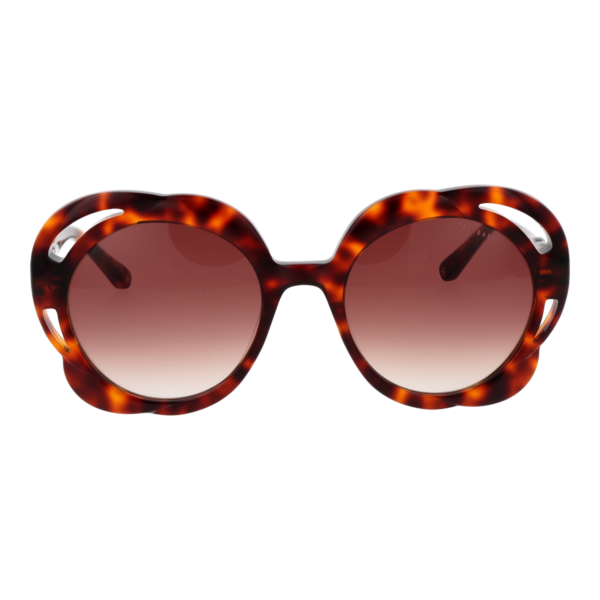 Ted Baker Sonnenbrille TB1772 53100 – Frontansicht mit Azetat Rahmen und Rosa Gläsern