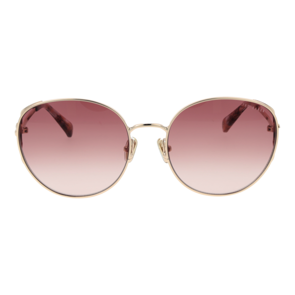 Ted Baker Sonnenbrille TB1775 58401 – Frontansicht mit Metall Rahmen und Rosa Gläsern