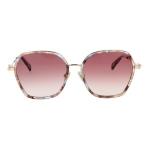 Ted Baker Sonnenbrille TB1776 58101 – Frontansicht mit Azetat Rahmen und Rosa Gläsern
