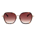 Ted Baker Sonnenbrille TB1776 58703 – Frontansicht mit Azetat Rahmen und Rosa Gläsern