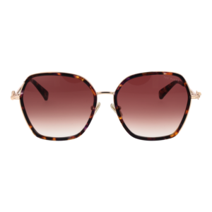 Ted Baker Sonnenbrille TB1776 58703 – Frontansicht mit Azetat Rahmen und Rosa Gläsern