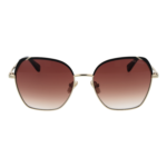 Ted Baker Sonnenbrille TB1786 56002 – Frontansicht mit Metall Rahmen und Braun Gläsern