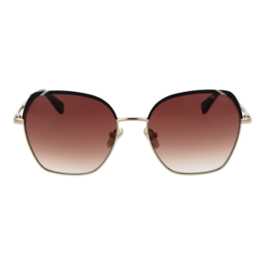 Ted Baker Sonnenbrille TB1786 56002 – Frontansicht mit Metall Rahmen und Braun Gläsern