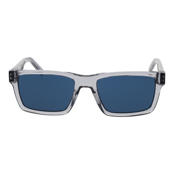Tommy Hilfiger Sonnenbrille TH 2309/S 55KB7KU – Frontansicht mit Azetat Rahmen und Blau Gläsern