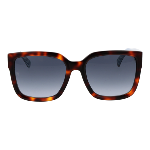Tommy Hilfiger Sonnenbrille TH 2342/S 5605L08 – Frontansicht mit Azetat Rahmen und Blau Gläsern