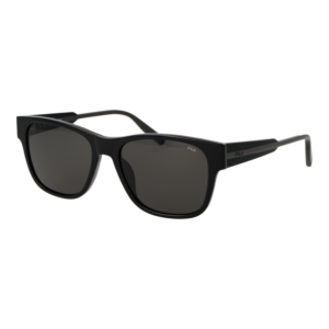 Fila Rechteck Sonnenbrille SFI311 54099A in Schwarz – 45° Seitenansicht
