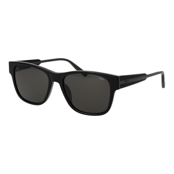 Fila Rechteck Sonnenbrille SFI311 54099A in Schwarz – 45° Seitenansicht