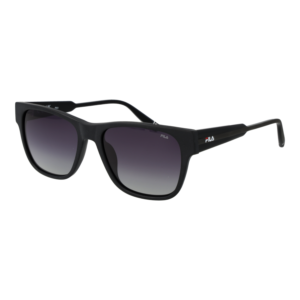 Fila Rechteck Sonnenbrille SFI311V 54703P in Schwarz – 45° Seitenansicht